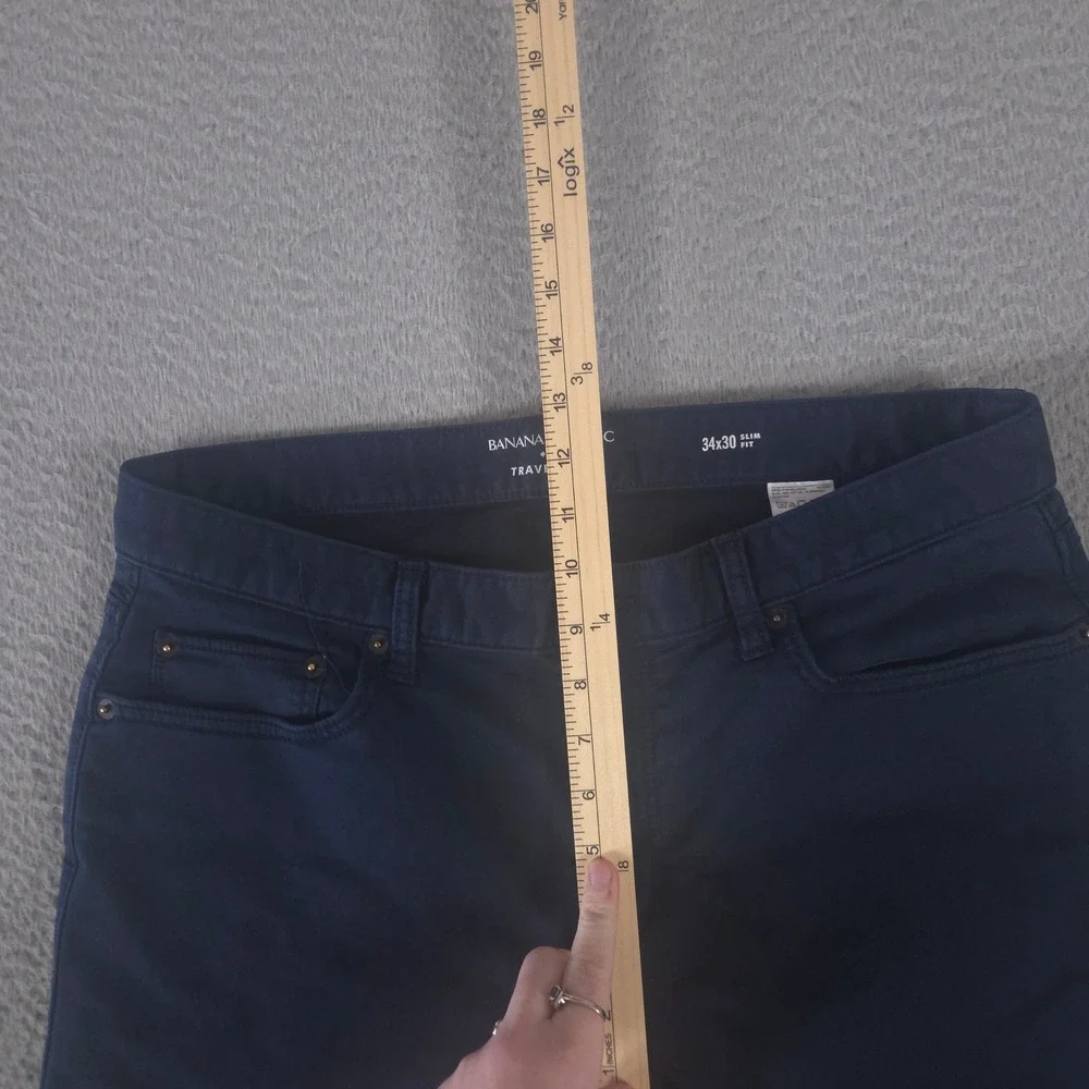 Banana Republic Jeans Mens 34x30 Traveler Pant Slim‎ Fit Cotton Stretch Denim
